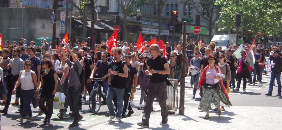 La manifestazione del 14 giugno a Parigi, foto di Patrick Janicek (CC BY 2.0)